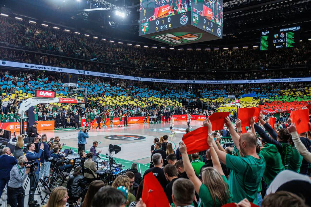 Eurolyga: Kauno „Žalgiris“ – Belgrado „Partizan“ 70:66