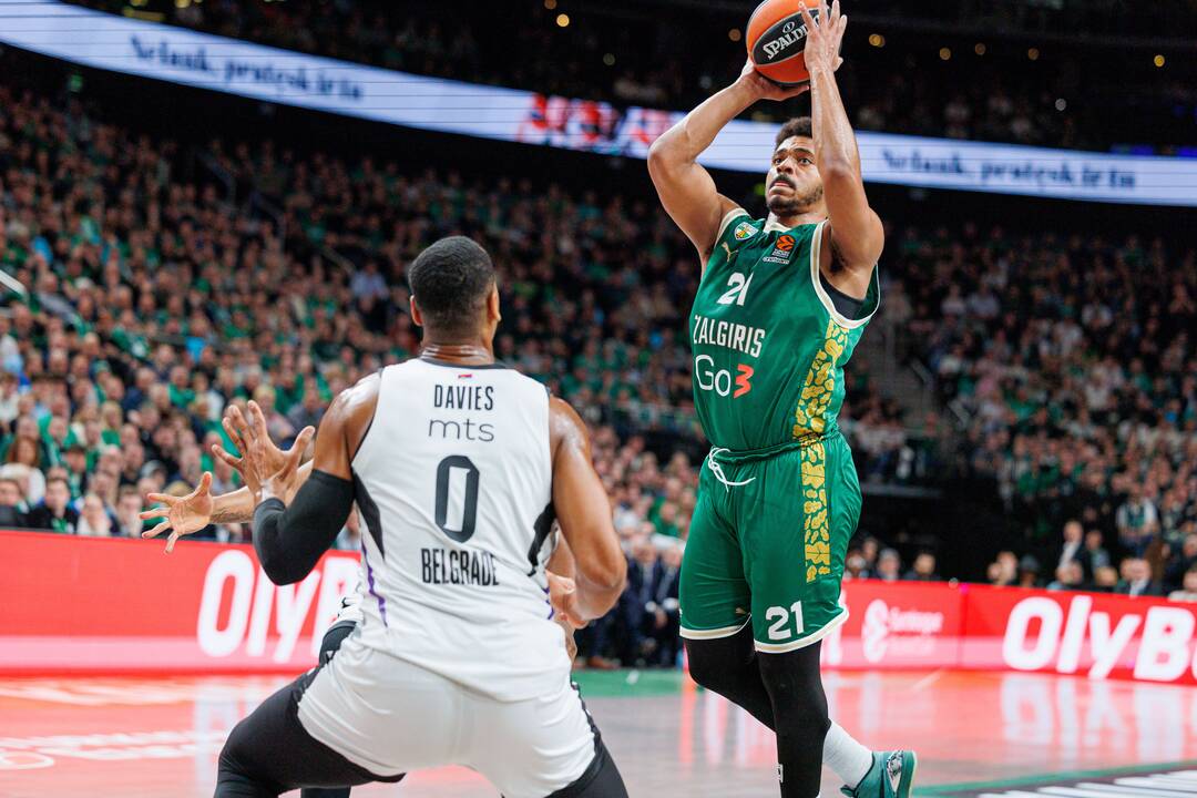 Eurolyga: Kauno „Žalgiris“ – Belgrado „Partizan“ 70:66