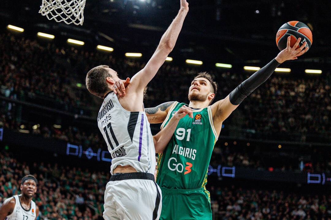 Eurolyga: Kauno „Žalgiris“ – Belgrado „Partizan“ 70:66