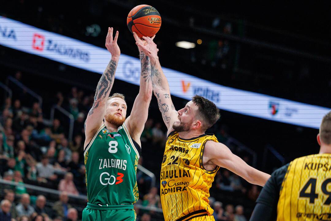 „Betsafe-LKL“: Kauno „Žalgiris“ – „Šiauliai-Casino Admiral“ 98:56
