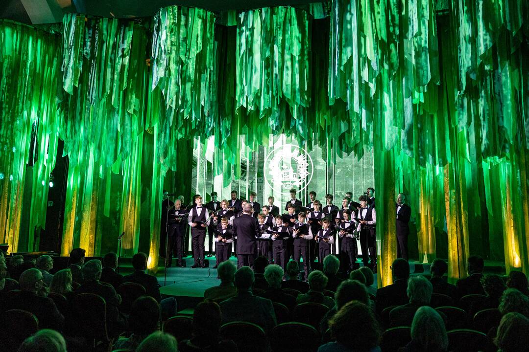 Vilniaus miesto garbės piliečio vardo suteikimo ceremonija profesoriui Vytautui Miškiniui