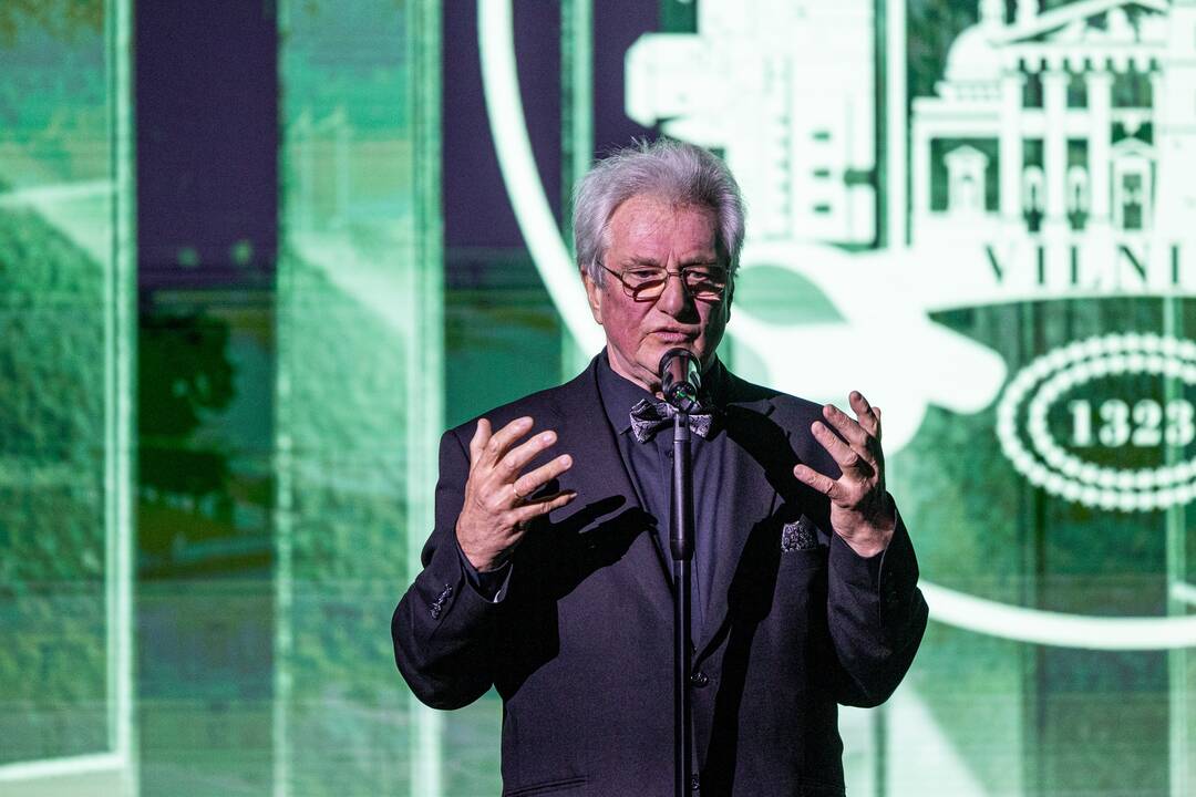 Vilniaus miesto garbės piliečio vardo suteikimo ceremonija profesoriui Vytautui Miškiniui