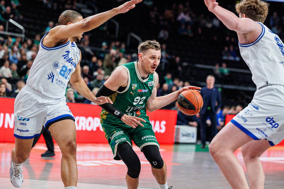 „Betsafe-LKL“: Kauno „Žalgiris“ – Klaipėdos „Neptūnas“ 84:49