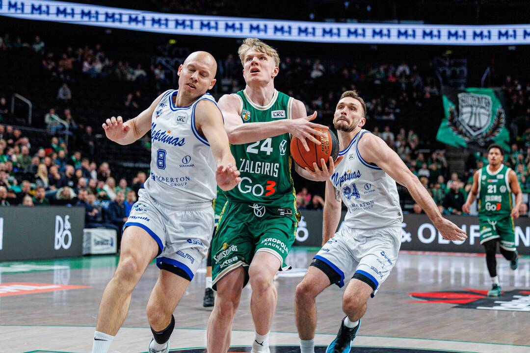 „Betsafe-LKL“: Kauno „Žalgiris“ – Klaipėdos „Neptūnas“ 84:49