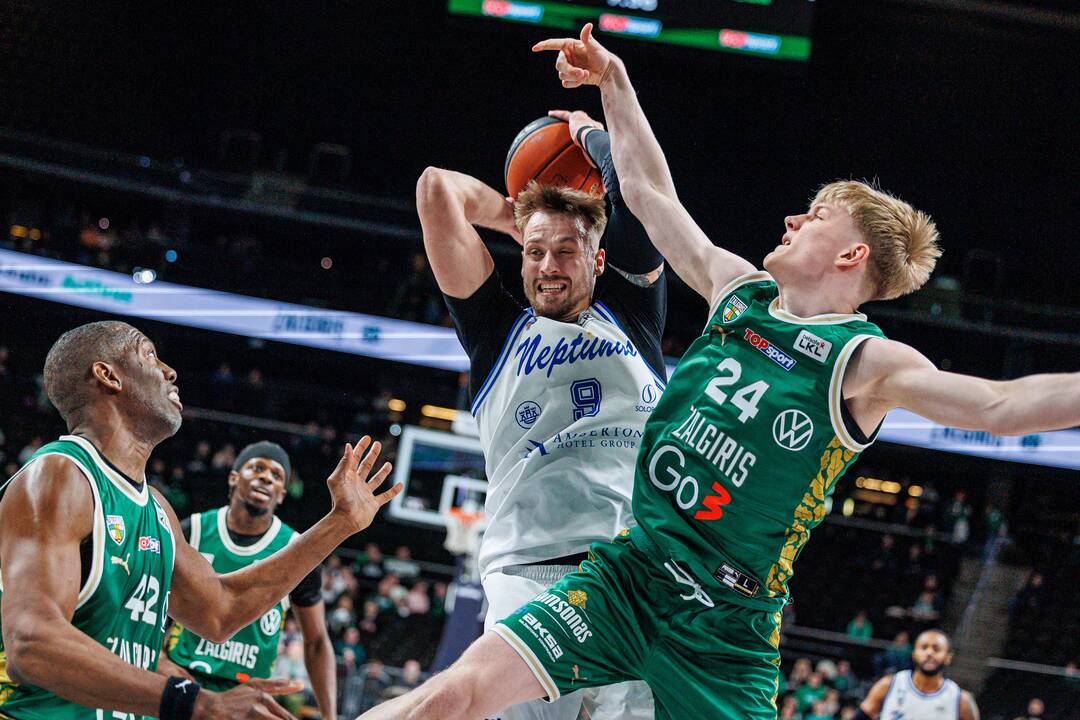 „Betsafe-LKL“: Kauno „Žalgiris“ – Klaipėdos „Neptūnas“ 84:49