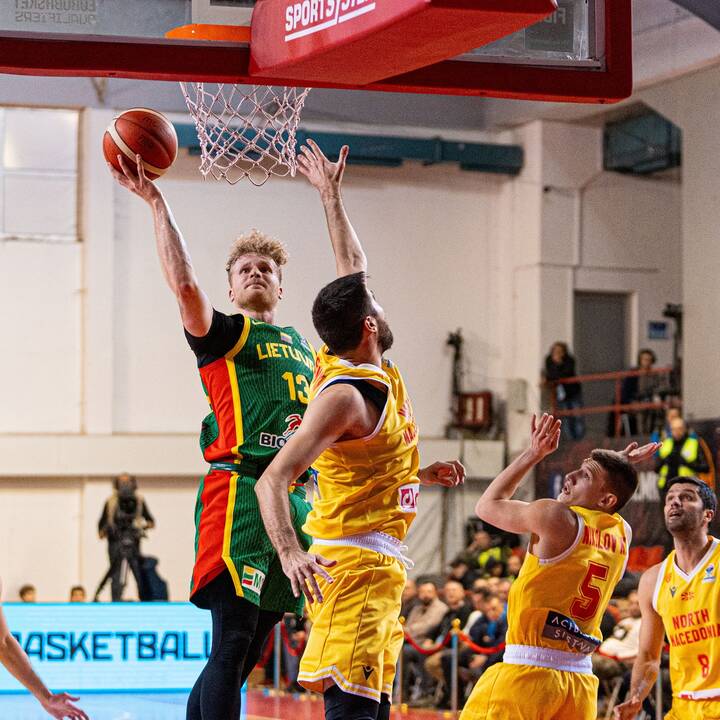 Europos vyrų krepšinio čempionato atranka: Šiaurės Makedonija – Lietuva 67:82