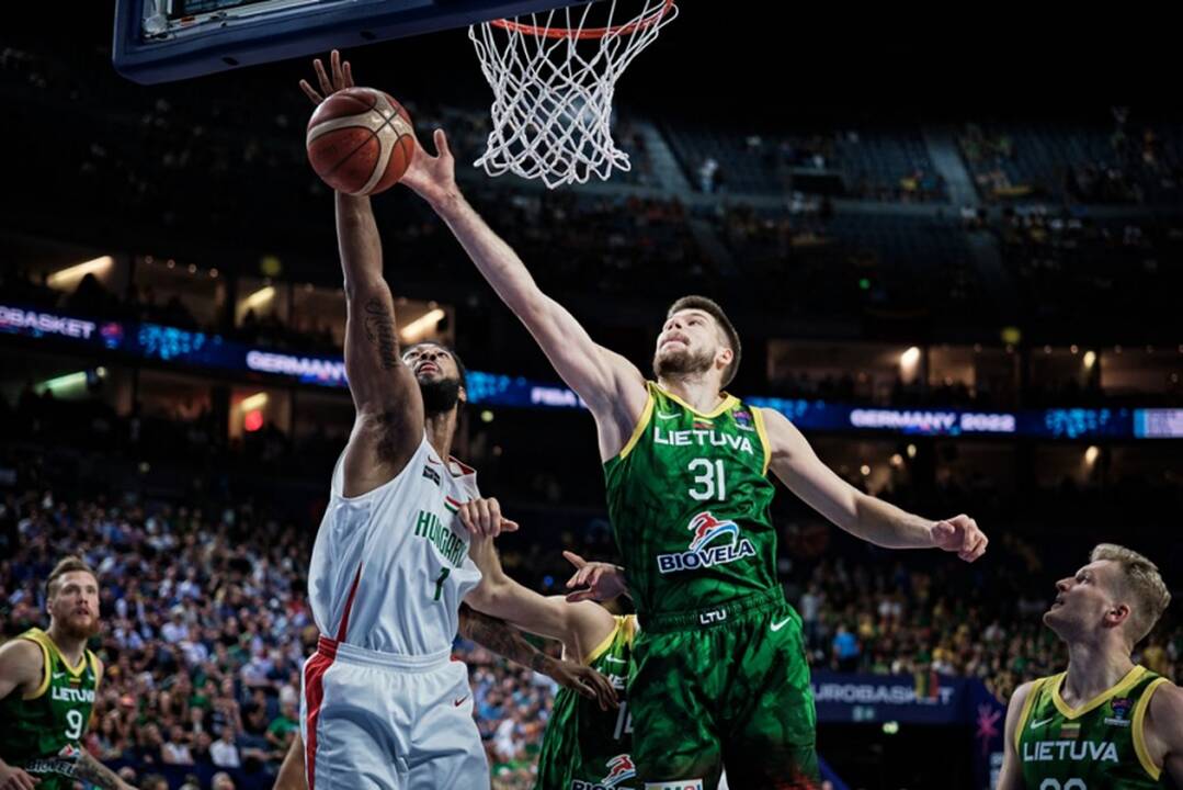 Europos krepšinio čempionatas: Lietuva – Vengrija 87:64