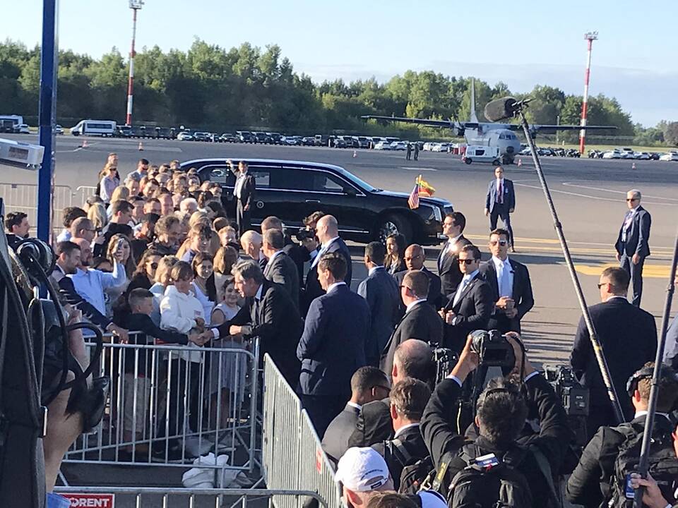J. Bidenas atvyko į Vilnių