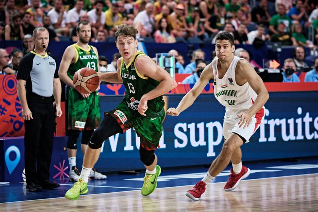 Europos krepšinio čempionatas: Lietuva – Vengrija 87:64