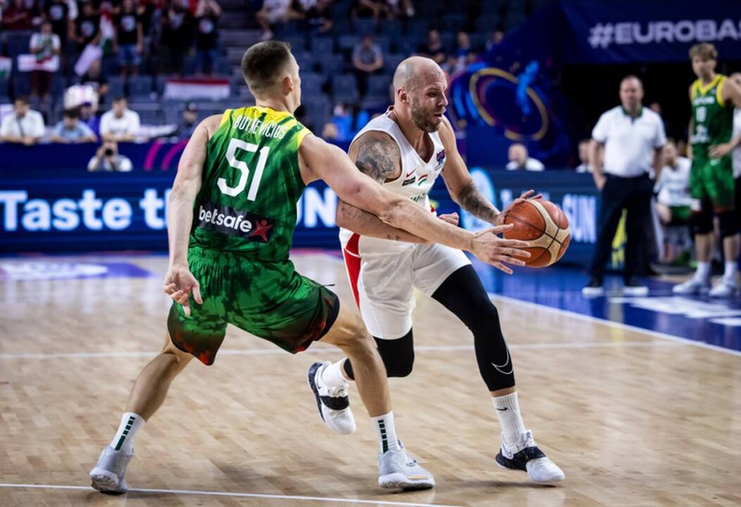 Europos krepšinio čempionatas: Lietuva – Vengrija 87:64