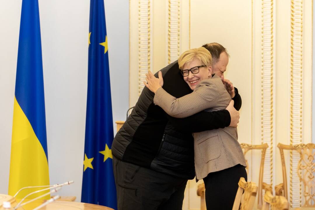 Ingrida Šimonytė ir Denysas Šmyhalis 