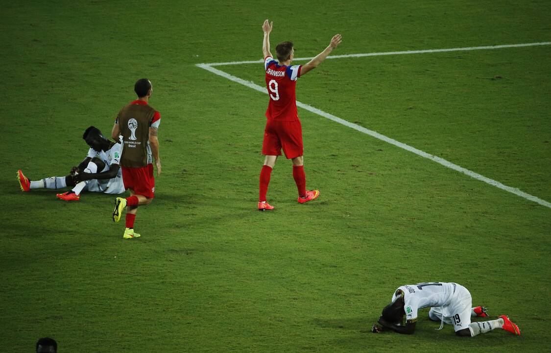 Pasaulio futbolo čempionatas: JAV - Gana