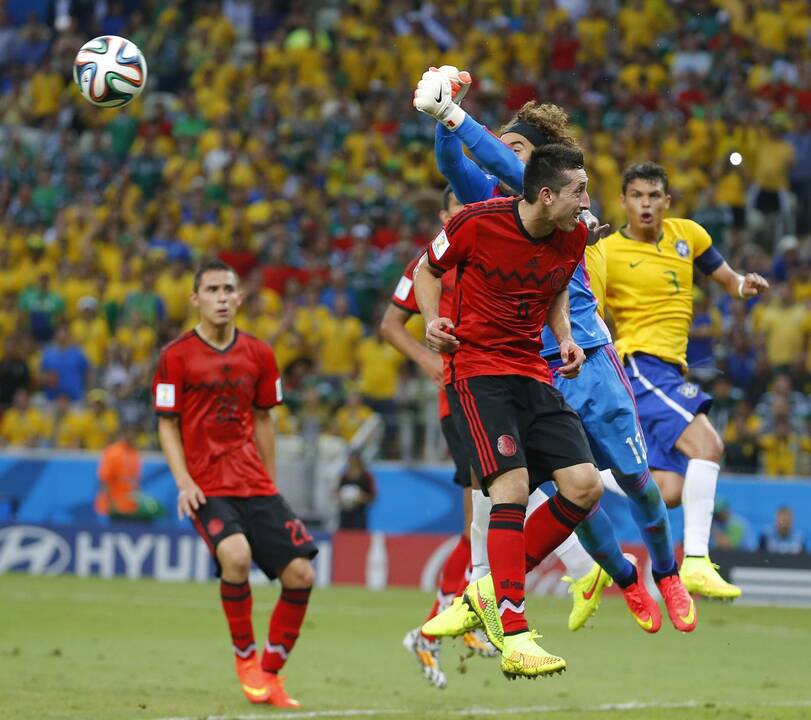 Pasaulio futbolo čempionatas: Brazilija - Meksika