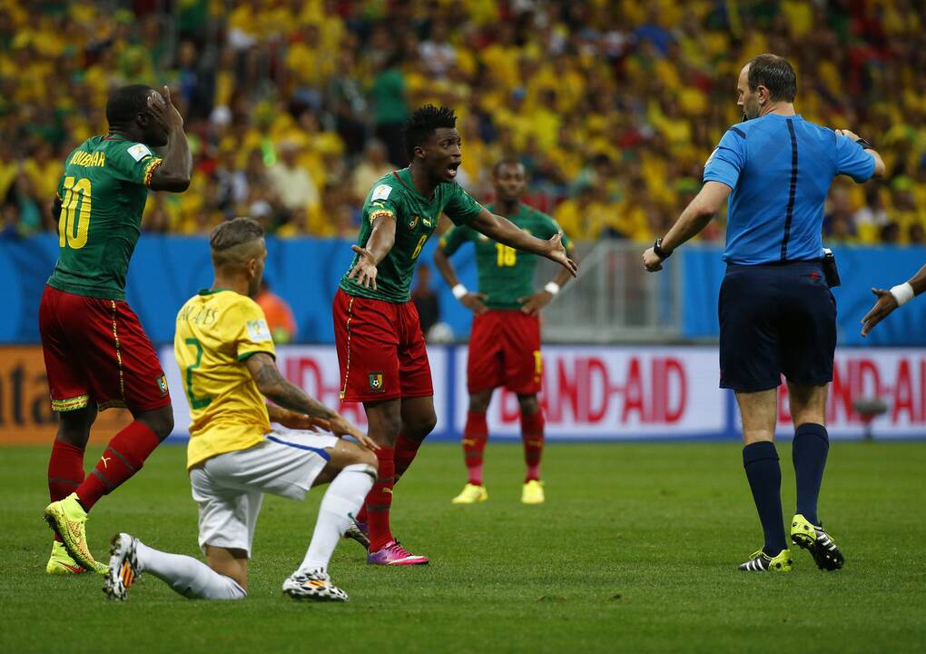 Pasaulio futbolo čempionatas: Brazilija - Kamerūnas