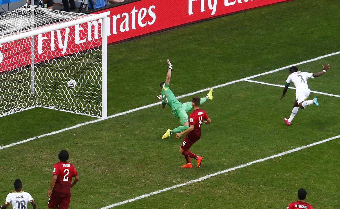 Pasaulio futbolo čempionatas: Portugalija - Gana