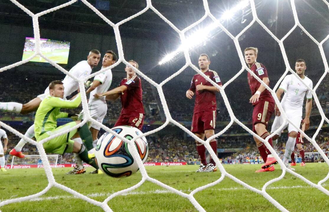 Pasaulio futbolo čempionatas: Rusija - Alžyras