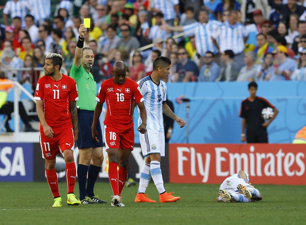 Pasaulio futbolo čempionatas: Argentina - Šveicarija