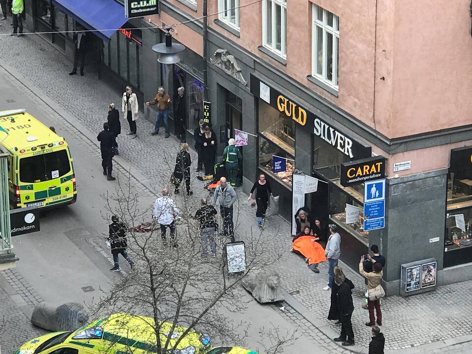 Kruvinas teroro aktas Stokholme