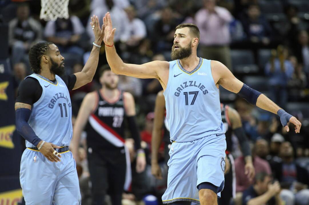 J. Valančiūno indėlis į „Grizzlies“ pergalę – 34 taškai ir 20 atkovotų kamuolių