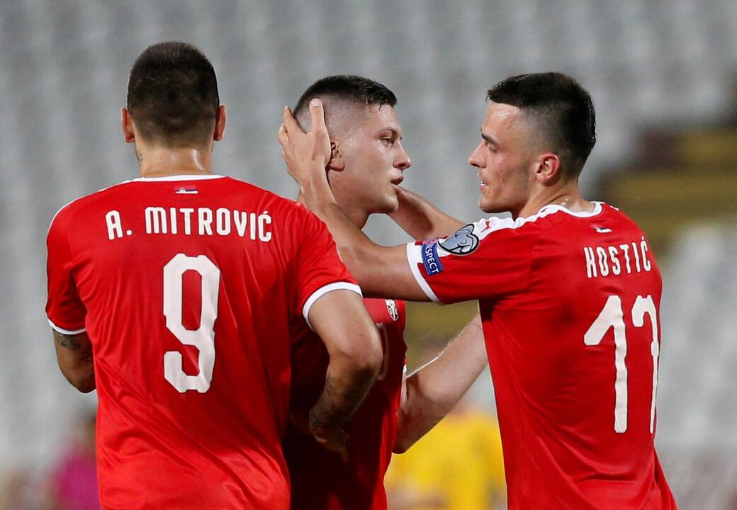 Europos futbolo čempionato atranka: Serbija – Lietuva 4:1