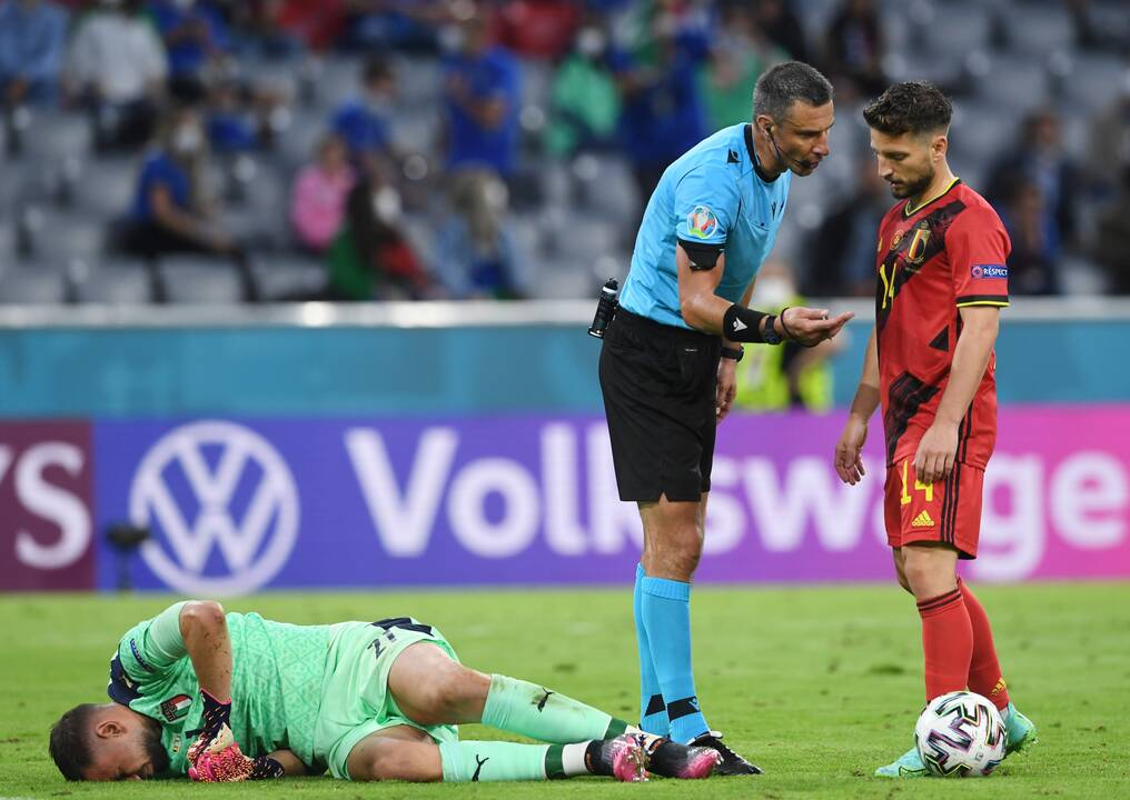 Euro 2020 ketvirtfinalis: Belgija – Italija 1:2