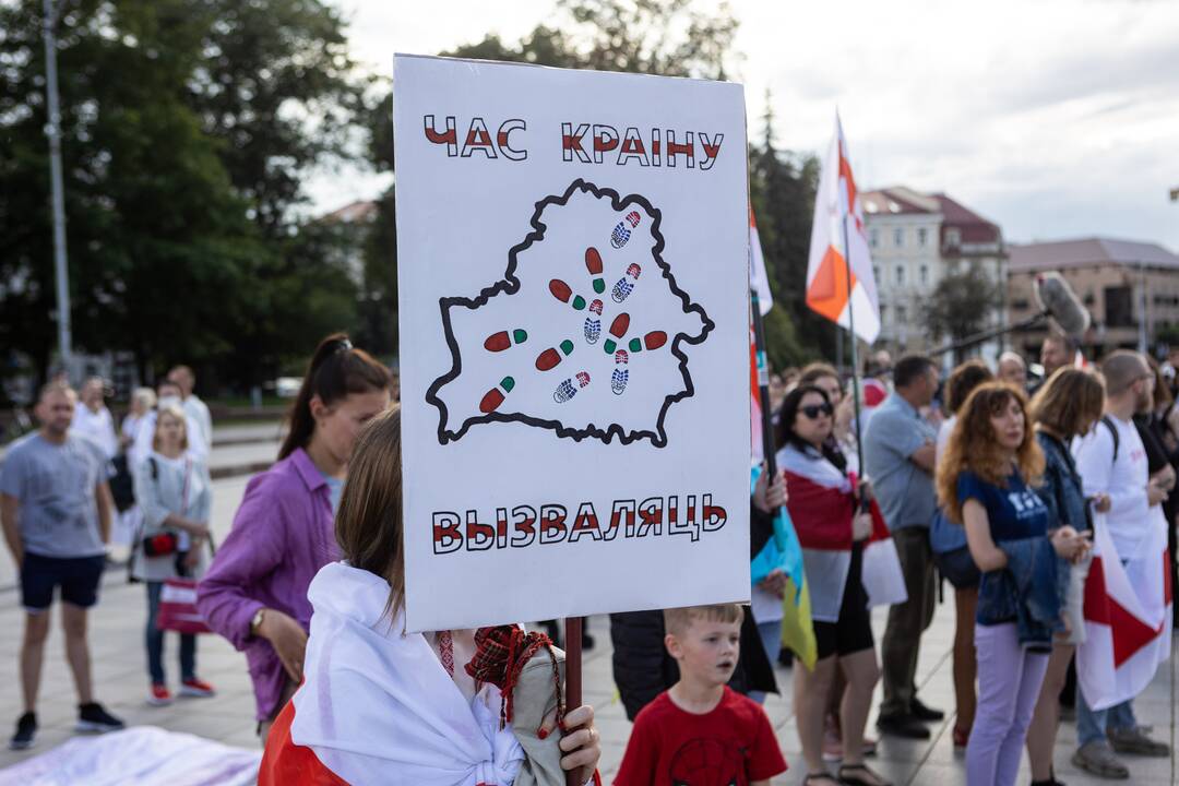 Baltarusijos opozicija Vilniuje mini antrąsias prezidento rinkimų metines