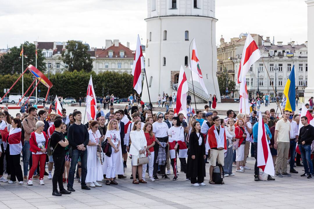 Baltarusijos opozicija Vilniuje mini antrąsias prezidento rinkimų metines