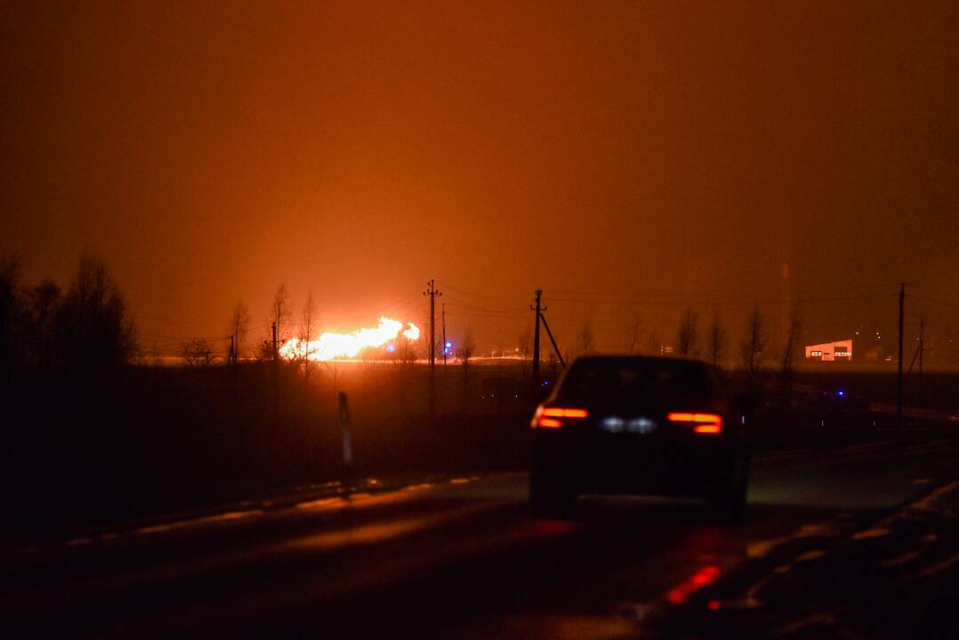 Sprogęs dujotiekis Pasvalio rajone