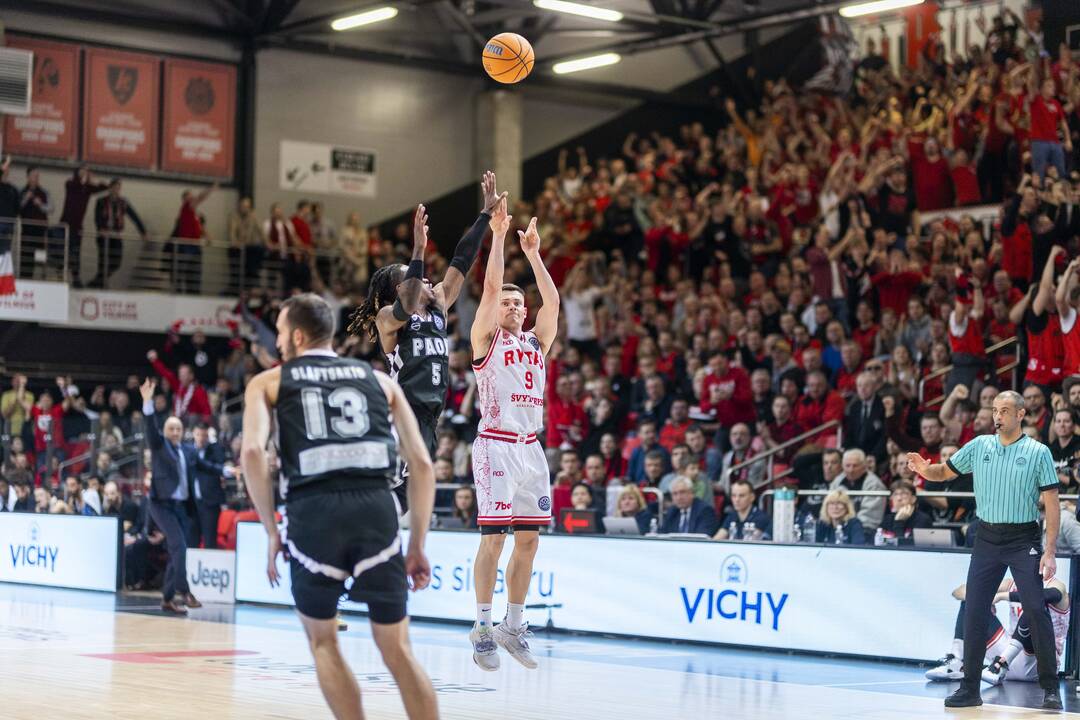 FIBA Čempionų lyga: Vilniaus „Rytas“ – Salonikų PAOK 82:63