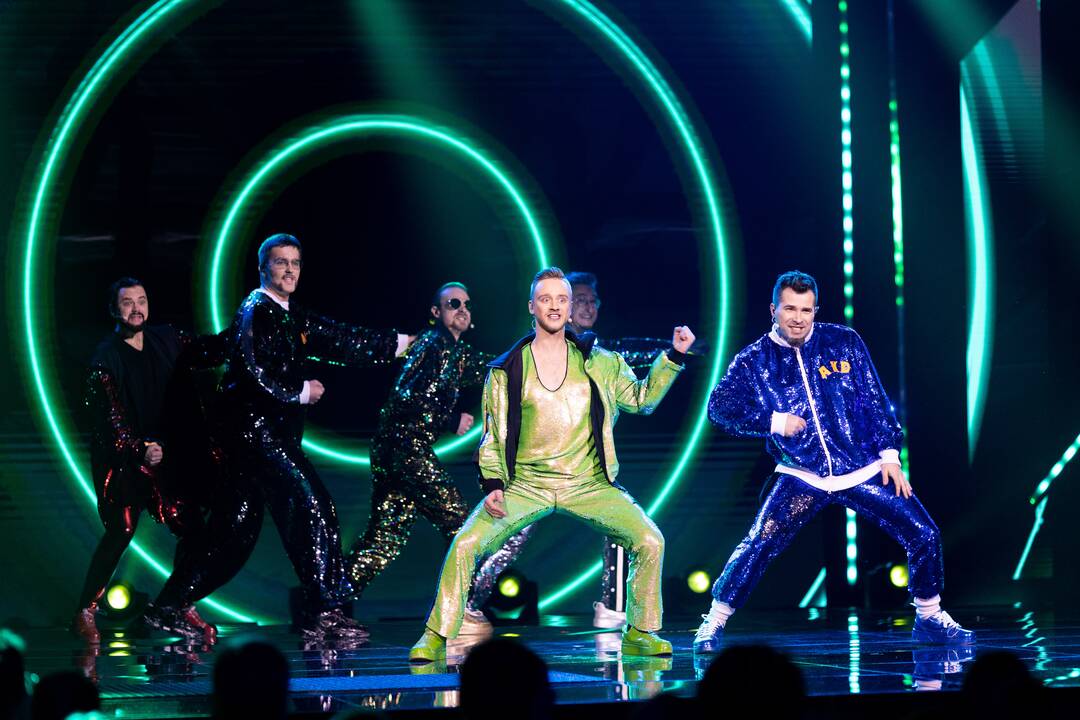 Nacionalinės „Eurovizijos“ atrankos „Pabandom iš naujo“ antros laidos filmavimas