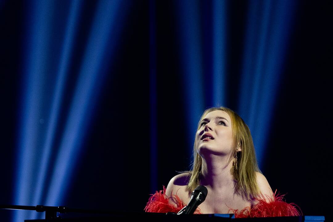 Nacionalinės „Eurovizijos“ atrankos „Pabandom iš naujo“ antros laidos filmavimas