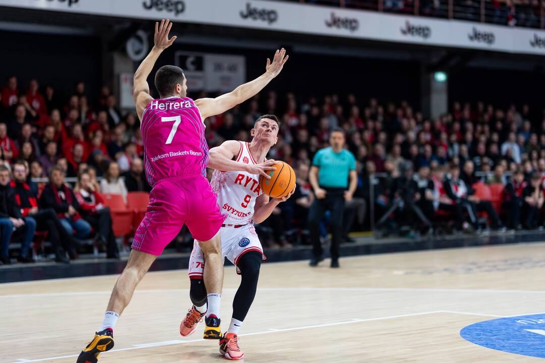 FIBA Čempionų lyga: Vilniaus „Rytas“ – Bonos „Telekom Baskets“ 79:86