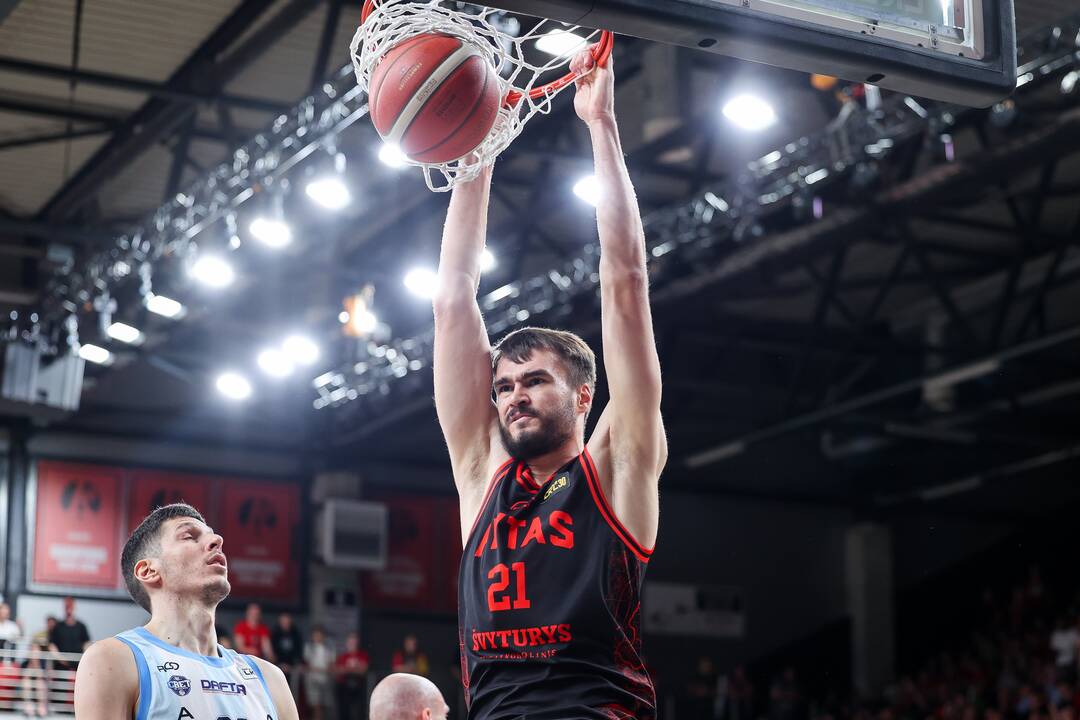  LKL pusfinalis: Vilniaus „Rytas“ – Jonavos „CBet“ 82:74