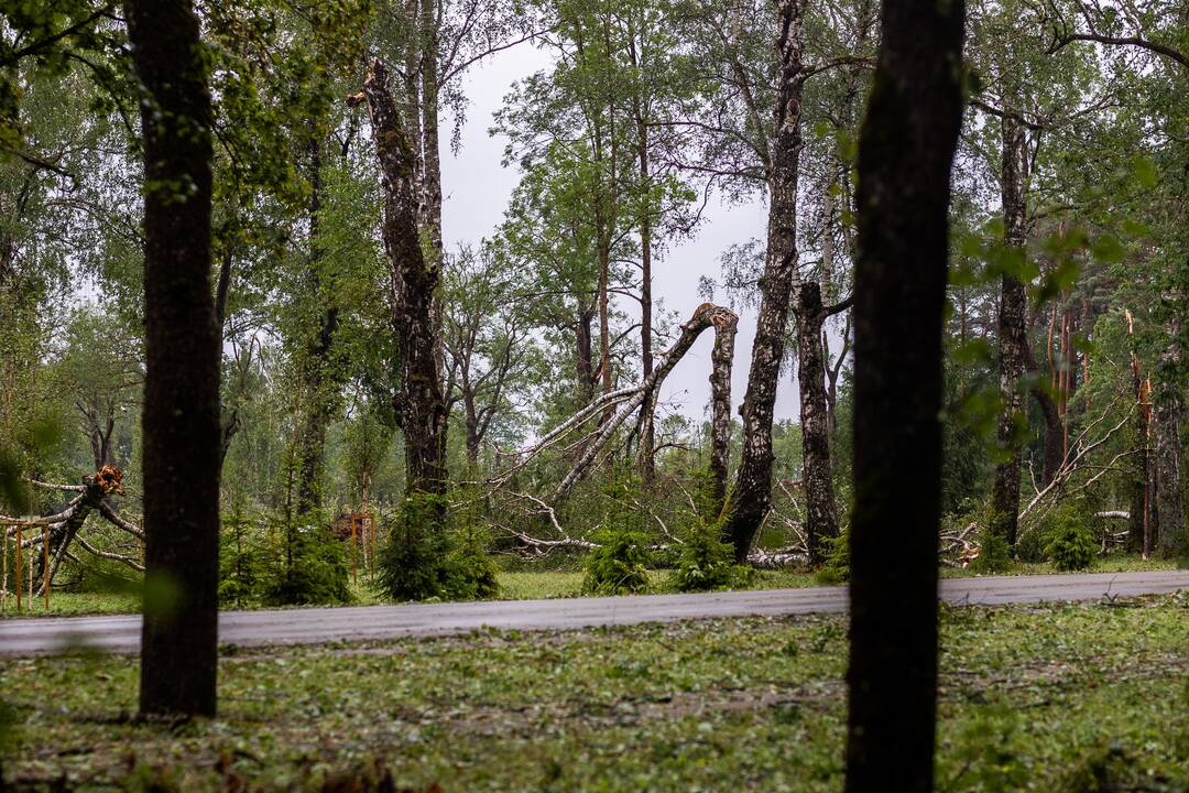 Audros padariniai Žagarėje