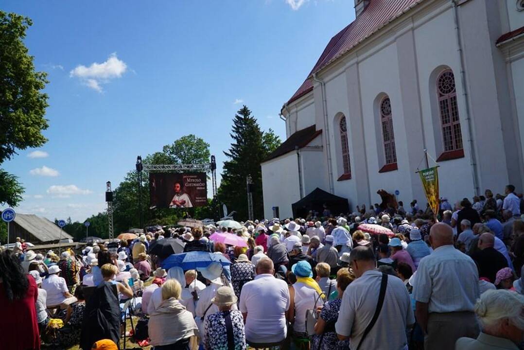 Tikintieji dėkojo už M. Giedraičio pripažinimą palaimintuoju