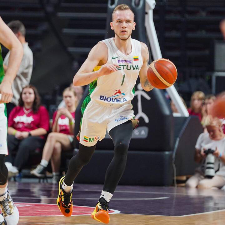 Kontrolinės vyrų krepšinio rungtynės: Latvija – Lietuva 70:52