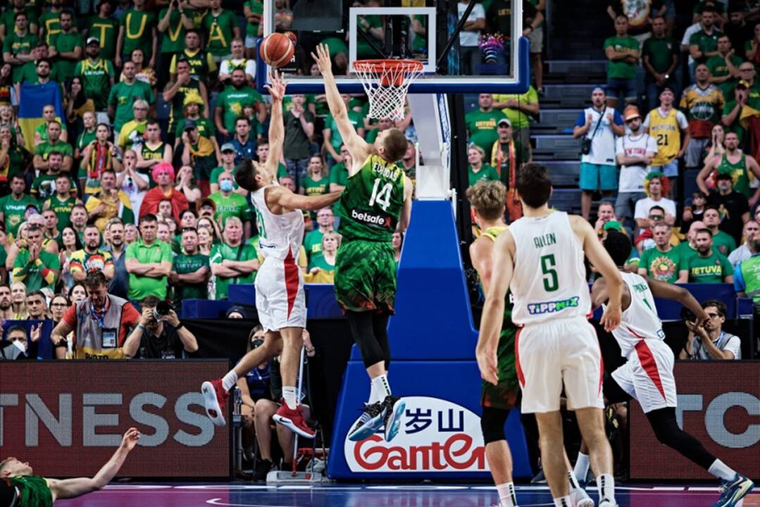 Europos krepšinio čempionatas: Lietuva – Vengrija 87:64