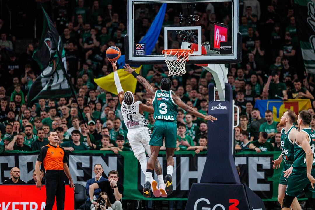 Eurolyga: Kauno „Žalgiris“ – Paryžiaus „Paris Basketball“ 83:81