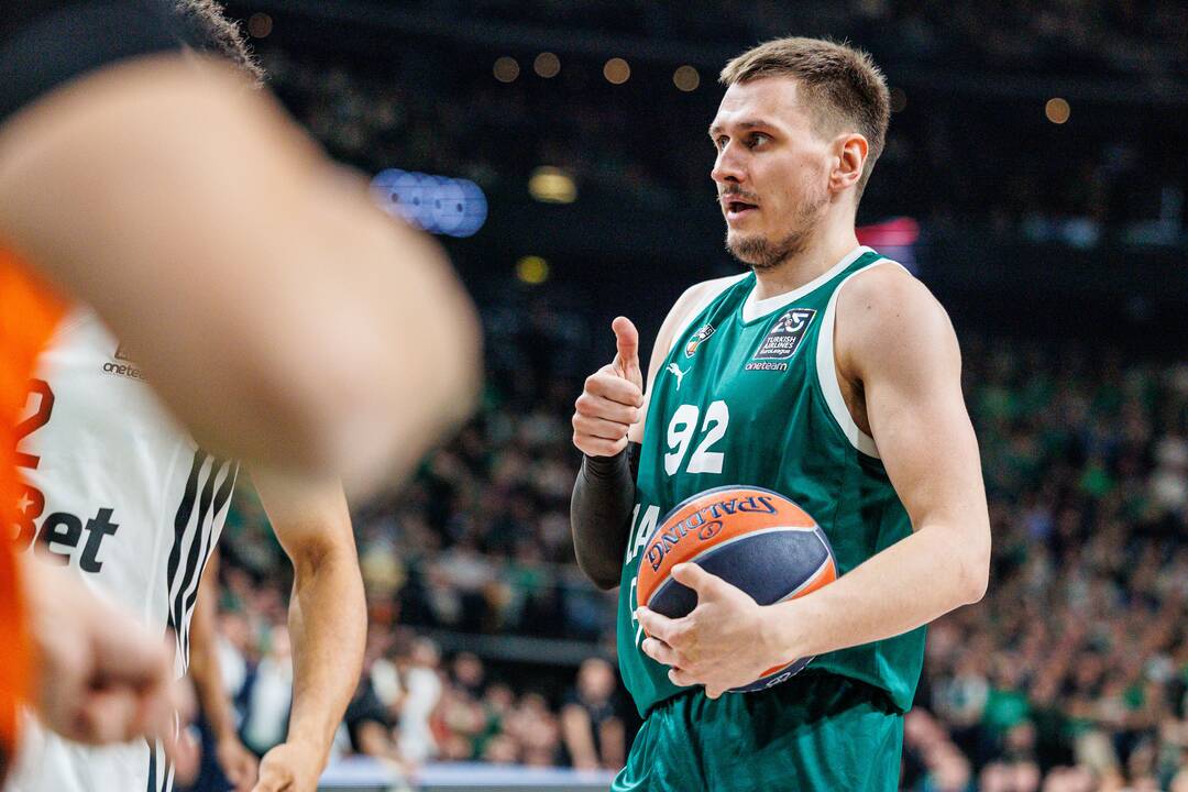 Eurolyga: Kauno „Žalgiris“ – Paryžiaus „Paris Basketball“ 83:81
