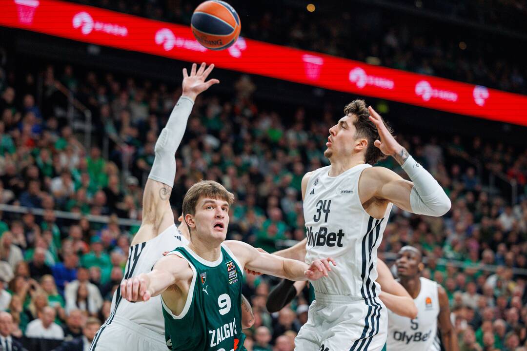 Eurolyga: Kauno „Žalgiris“ – Paryžiaus „Paris Basketball“ 83:81