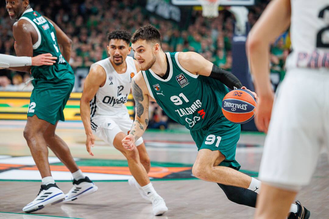 Eurolyga: Kauno „Žalgiris“ – Paryžiaus „Paris Basketball“ 83:81