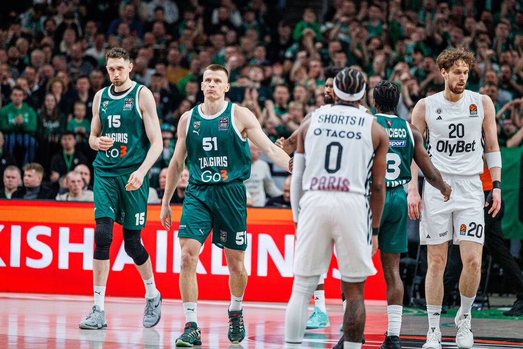 Eurolyga: Kauno „Žalgiris“ – Paryžiaus „Paris Basketball“ 83:81