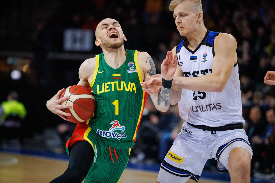 Europos vyrų krepšinio čempionato atranka: Lietuva – Estija 82:75