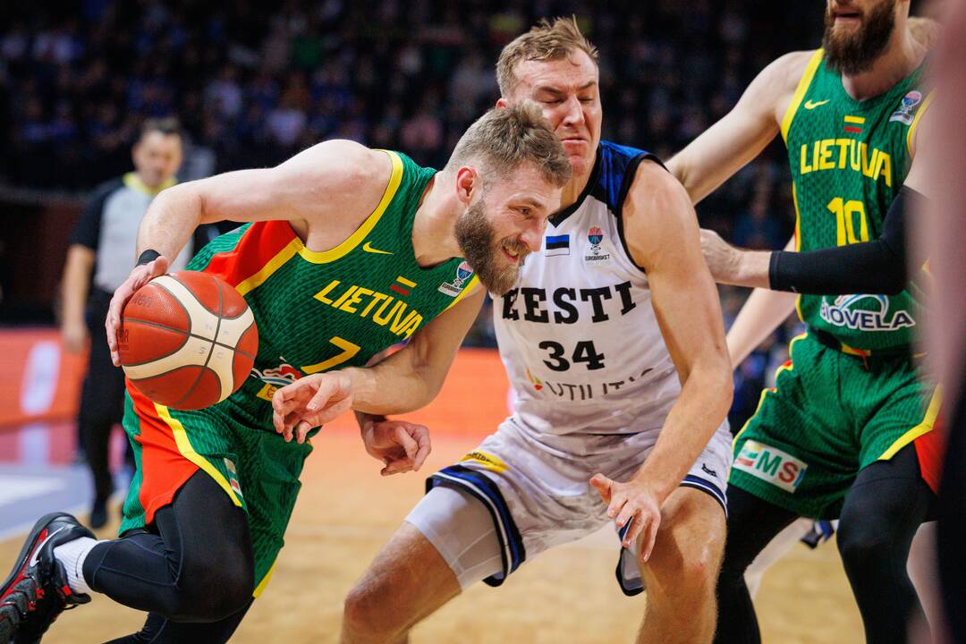 Europos vyrų krepšinio čempionato atranka: Lietuva – Estija 82:75