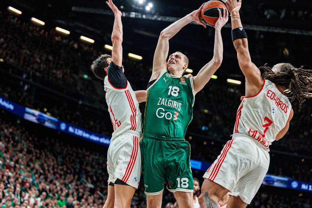 Eurolyga: Kauno „Žalgiris“ – Miuncheno „Bayern“ 82:97