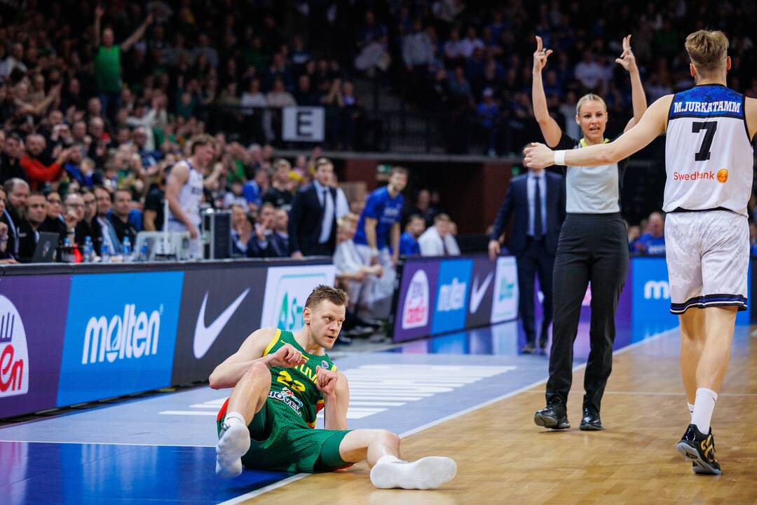 Europos vyrų krepšinio čempionato atranka: Lietuva – Estija 82:75