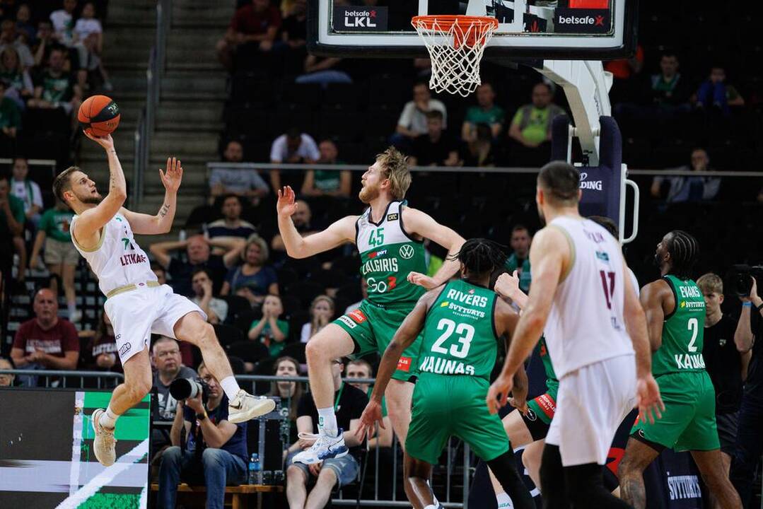 LKL pusfinalis: Kauno „Žalgiris“ – Panevėžio „7bet-Lietkabelis“ 93:72