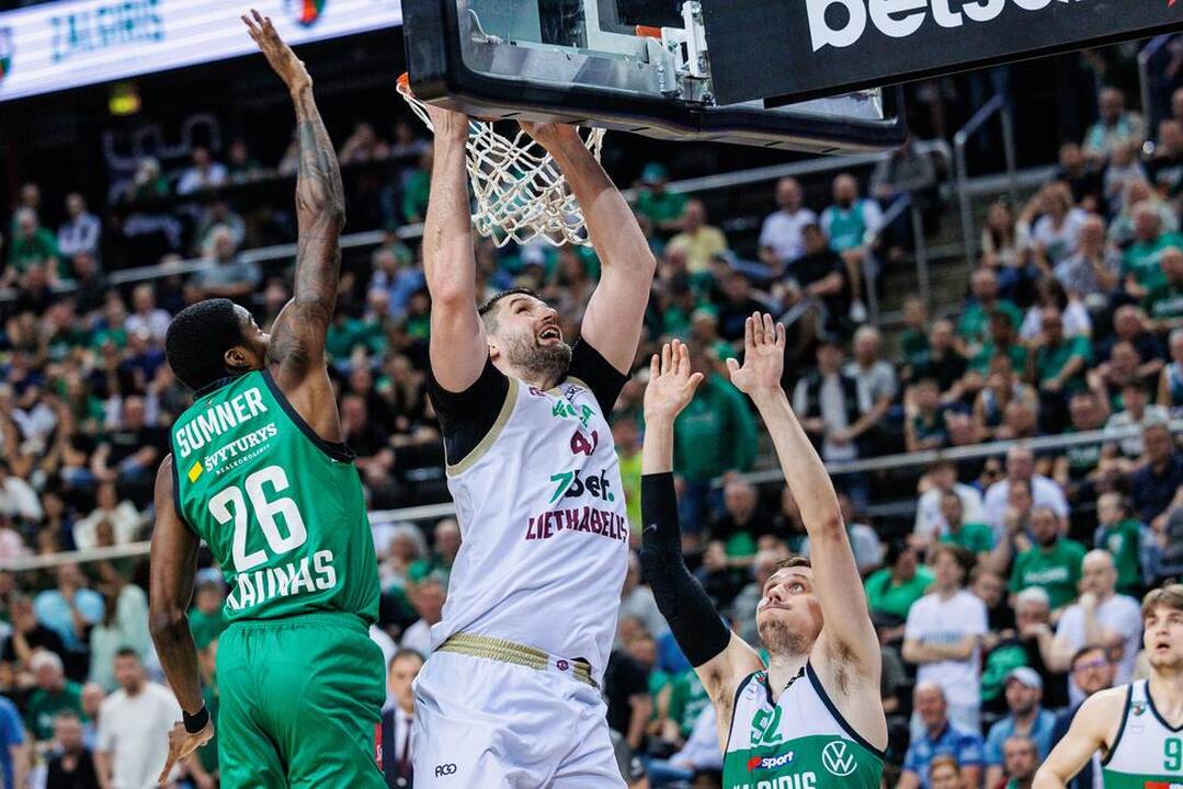 LKL pusfinalis: Kauno „Žalgiris“ – Panevėžio „7bet-Lietkabelis“ 93:72
