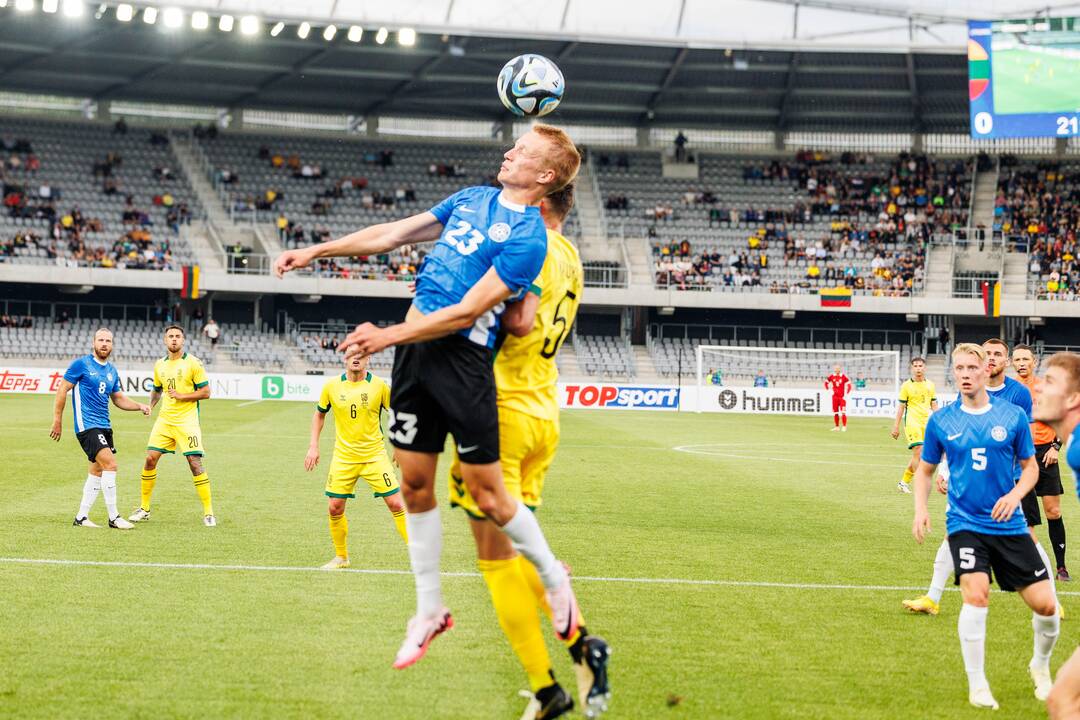 Baltijos futbolo taurės finalas: Lietuva – Estija