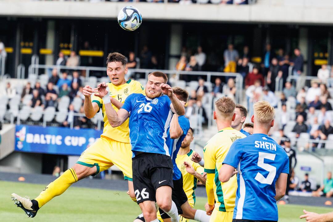 Baltijos futbolo taurės finalas: Lietuva – Estija